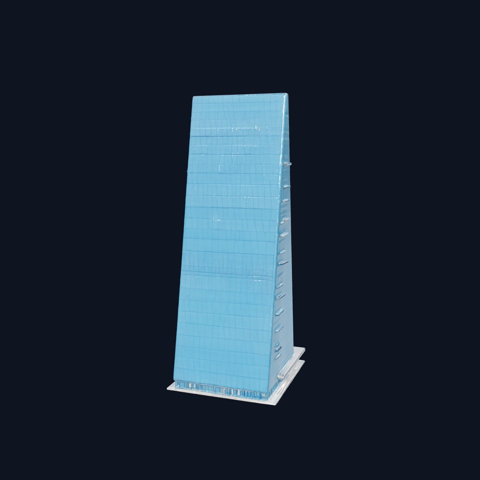 Blue Glass Skyscraper model pack